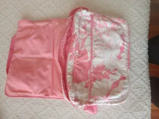 Bolsa Roxy Rosa y Blanca Floral