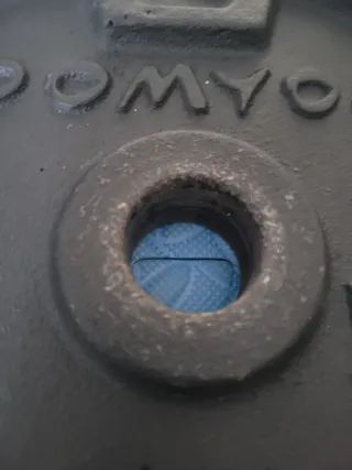 3x Dischi Pesi Domyos 5 Kg (11 Lbs)