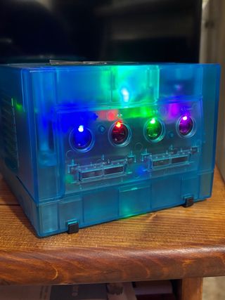 Nintendo GameCube Clear Blue 128GB