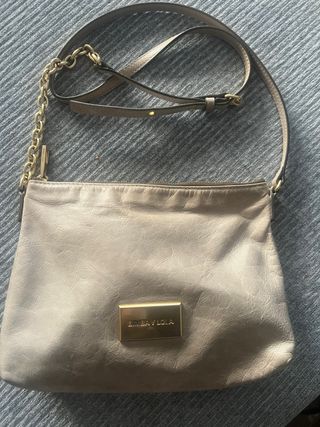 Bolso Piel Bimba y Lola gris claro