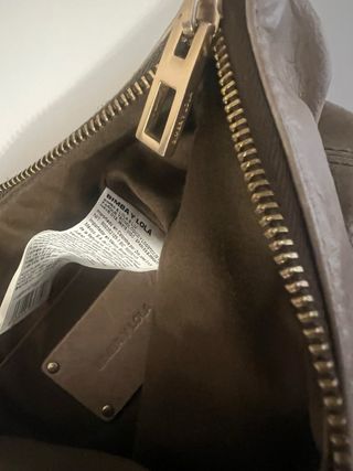 Bolso Piel Bimba y Lola gris claro