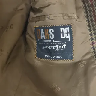 Giacca Uomo Vintage DAKS London Anni '90