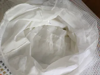 Cancán Fallera Niña Blanco