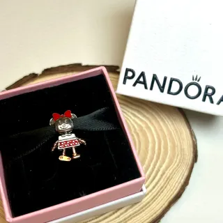 Charm Minnie Robot Plata