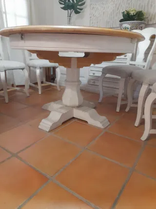 Mesa comedor y 6 sillas No envio