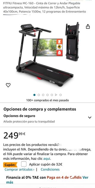 cinta de correr nueva