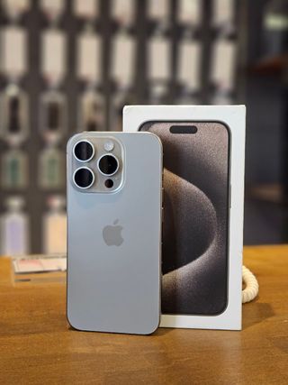 IPHONE 15 PRO 128GB TITANIUM 100% BATERIA