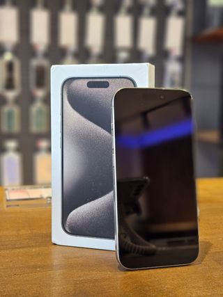 IPHONE 15 PRO 128GB TITANIUM 100% BATERIA