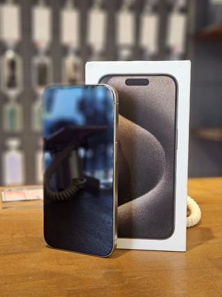 IPHONE 15 PRO 128GB TITANIUM 100% BATERIA