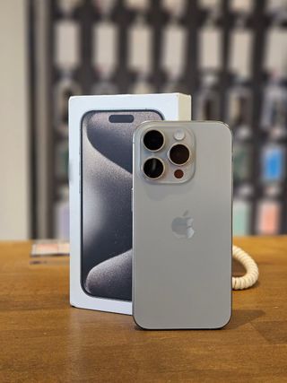 IPHONE 15 PRO 128GB TITANIUM 100% BATERIA