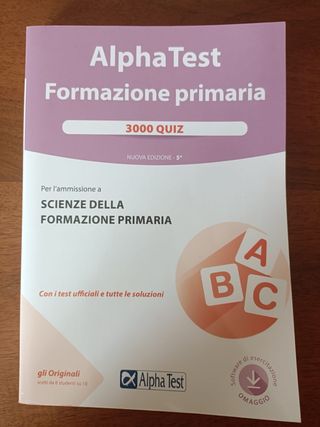 alpha test formazione primaria V edizione
