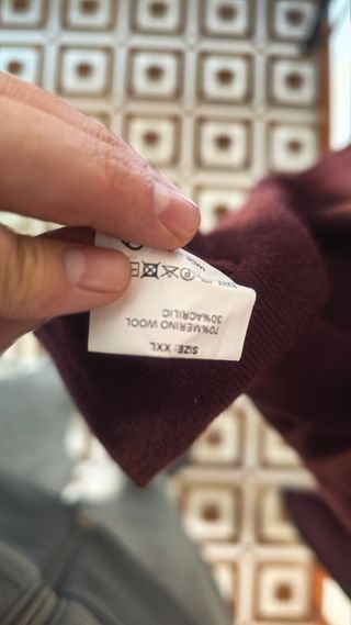 Pullover Bagutta bordeaux taglia M