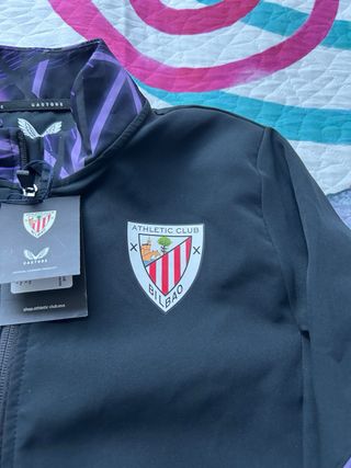 Chaqueta Castore Athletic Club Bilbao Negra Morada