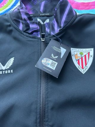 Chaqueta Castore Athletic Club Bilbao Negra Morada