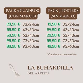 Tre quadri minimalisti astratti nuovi in triptico