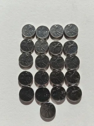 25 Monete Lire Itali piccole ane Rare