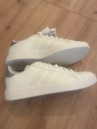 Adidas Grand Court Base 2.0 Bambas Blancas Talla 4