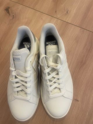 Adidas Grand Court Base 2.0 Bambas Blancas Talla 4