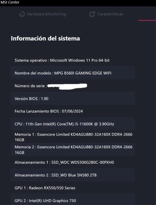 MINI PC Caja PC Jonsbo TK-0 i5 11600k 32 RAM