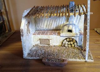 Escenario Belén Horno Leña Artesa 10-12cm