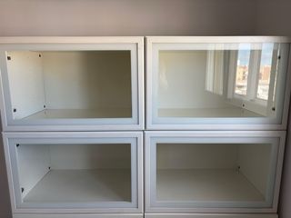 Mueble Librería IKEA Blanco por secciones