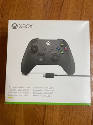 Mando Xbox Negro + Cable USB-C