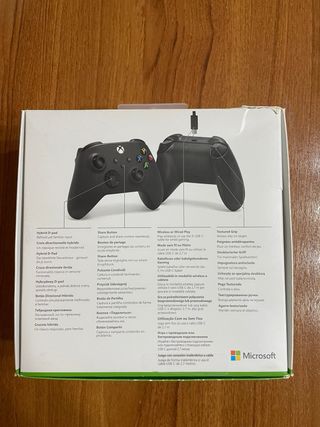 Mando Xbox Negro + Cable USB-C