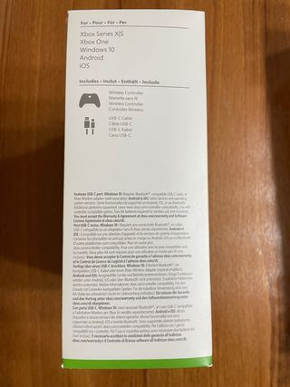 Mando Xbox Negro + Cable USB-C