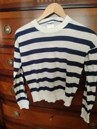 Jersey Pull&Bear rayas mujer manga larga
