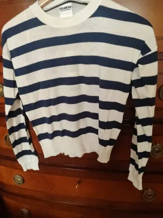 Jersey Pull&Bear rayas mujer manga larga