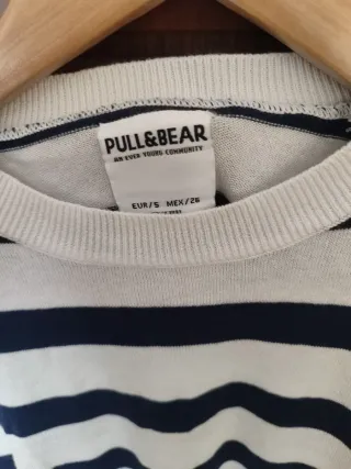 Jersey Pull&Bear rayas mujer manga larga