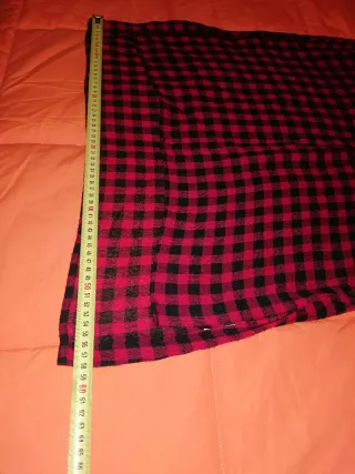 Vestido camisero Benetton cuadros T. U