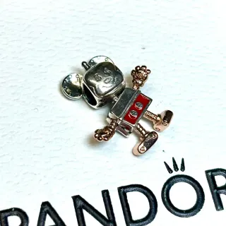 Charm Mickey Robot Plata Pandora
