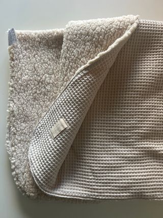 Manta bebé borreguito y gofre