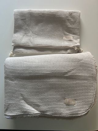 Manta bebé borreguito y gofre