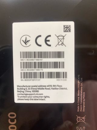 XIAOMI POCO F7 - Smartphone 12+512GB, Bloccato da Google Account