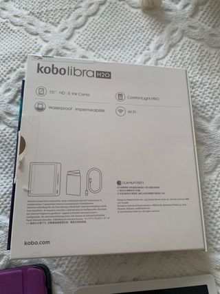 Kobo H2O Ebook con caja y funda