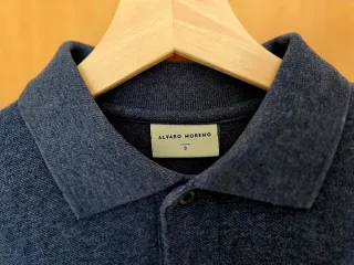 Polo manga larga Alvaro Moreno azul S