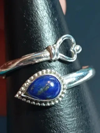 Anillo Plata Ley lapizlazuli