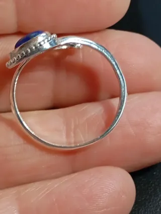 Anillo Plata Ley lapizlazuli