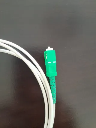 Cable Fibra Óptica SC/APC Verde