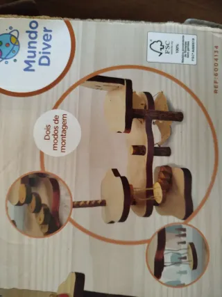 Casa sull'albero in legno per minimondi