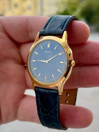 Reloj Seiko Quartz Vintage Gold Nuevo *Año 1995*