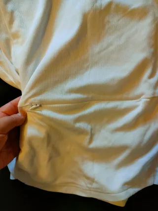 Sudadera blanca con cremallera Decathlon