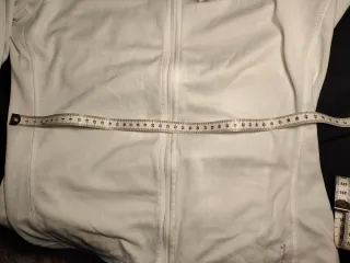 Sudadera blanca con cremallera Decathlon