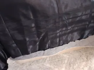 Abrigo de Astrakán Negro