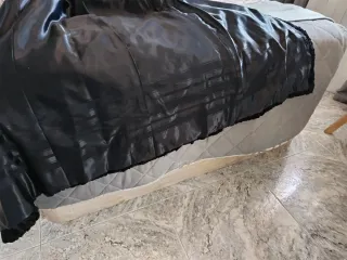 Abrigo de Astrakán Negro