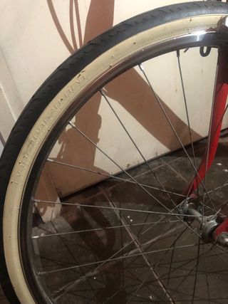 Bicicleta Vintage Plegable Roja. 3 marchas