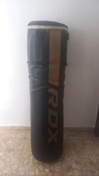 Saco Kick Boxing RDX Negro/Dorado