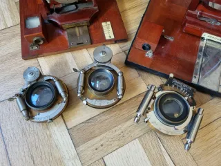 Proyecto restauración cámaras y objetivos antiguos